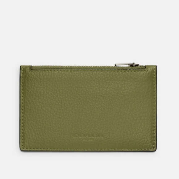Coach Bags Coach Zip Card Case Olive Green Poshmark